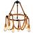 Lustre Pendente Corda Estilo Fazenda Rustico Country+lampada VL-MS201